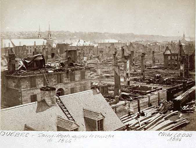 Incendie Quebec 1866 Incendie Québec 1866 - Esam Solidarity